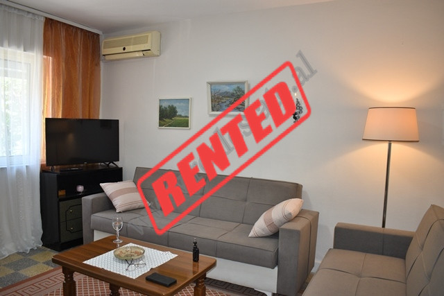 Apartament 1+1 per qira ne rrugen Shyqyri Ishmi ne Tirane.
Apartamenti pozicionohet ne katin e dyte